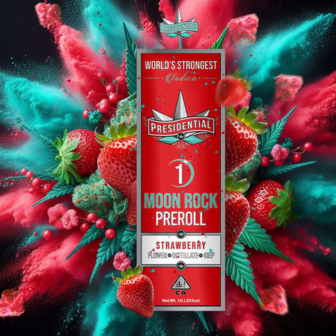 KB - PRESIDENTIAL - INFUSED PREROLL - STRAWBERRY - 1G
