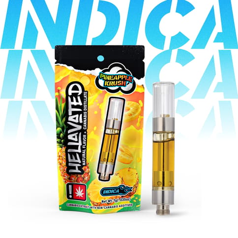 Pineapple Krush 1g cartridge (Hellavated)