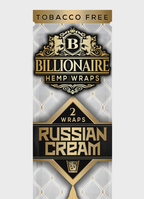 Billionaire Hemp Wraps 2PC - Russian Cream