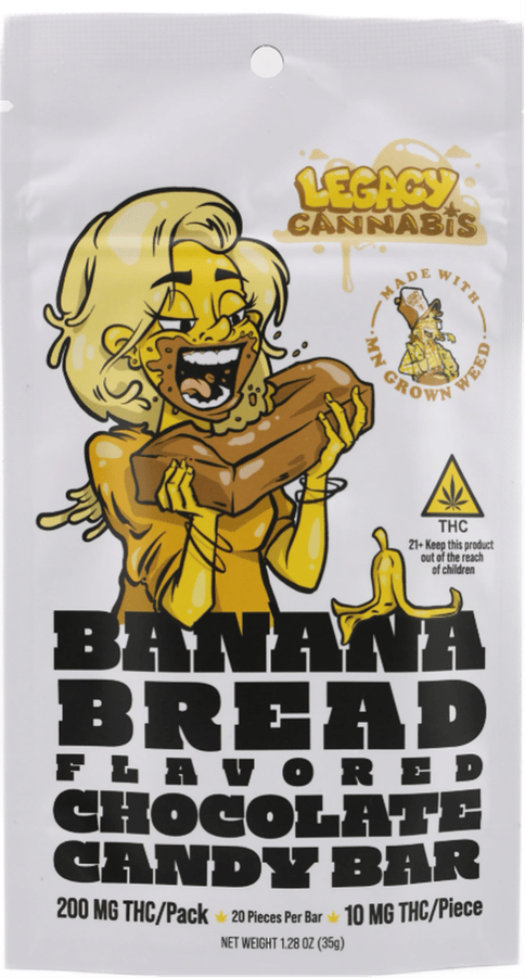Banana Bread Chocolate Bar 200mg 1 ct
