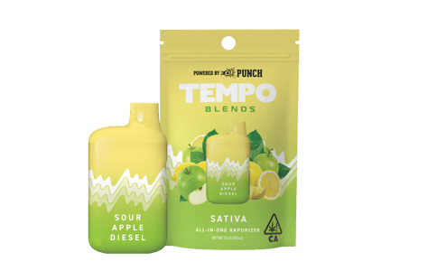 TEMPO - THC ALL IN ONE - SOUR APPLE DIESEL - 1G