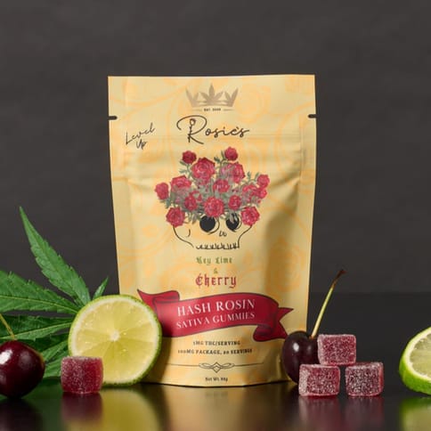 Cherry Key Lime Rosin Gummies - 100mg