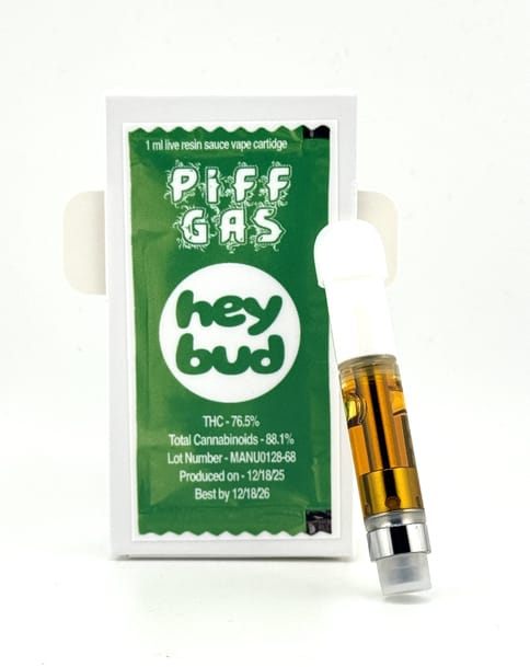 Piff Gas 1ml Live Resin Sauce Vape Cartridge