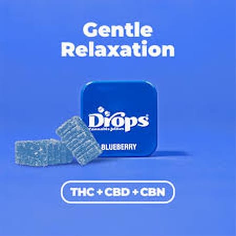 Blueberry 100mg 1:1:1  (Drops)