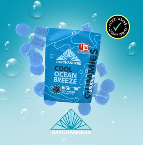 Day Changers | 2500mg THC | Cool Ocean Breeze | Gummy | 10ct