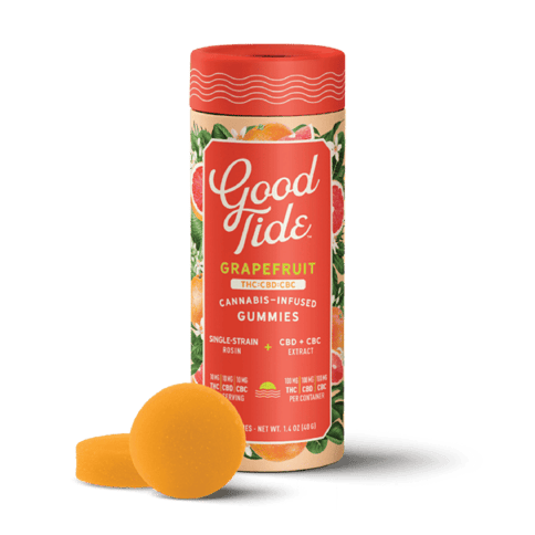 Good Tide Rosin CBC Gummies | Grapefruit 100mg
