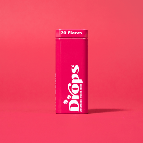 Drops CBD Jellies 20 Pack | 1:2 Raspberry 100mg