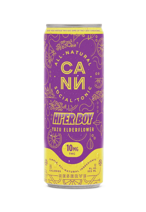 CANN HI'ER BOY | Yuzu Elderflower | 10mg THC Infused Social Tonic Can