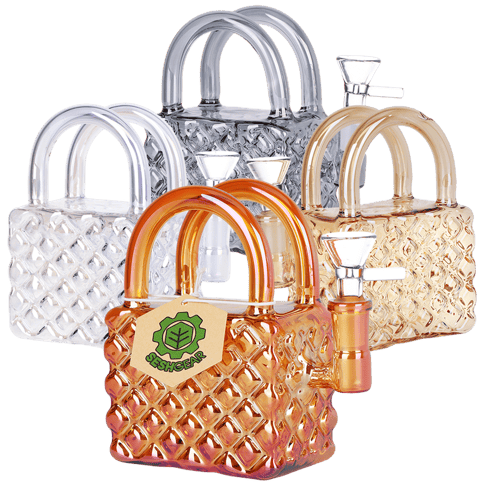 SeshGear Luxury Hand Bag Glass Water Pipe | 5.25" | 14mm F |