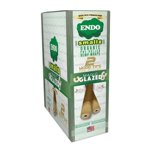 Endo | Wood Tip Pre-Rolled Hemp Wrap - Magic Glazed Flavor x 2 |