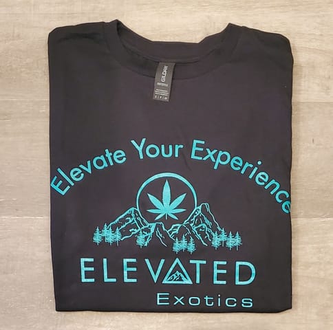 Black Elevated Exotics T-Shirt - Large | Elevated Exotics