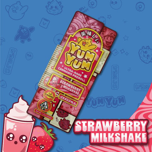 Strawberry Milkshake | 1.5g Hand Rolled Preroll | Yum Yum