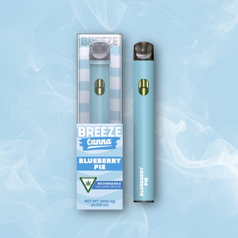 Blueberry Pie Breeze Disposable THC vape