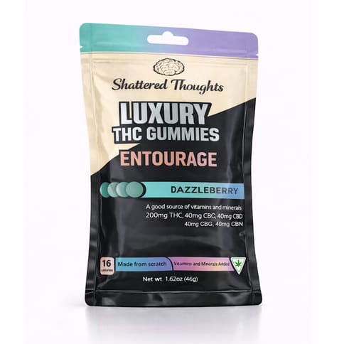 SHATTERED THOUGHTS | DAZZLEBERRY ENTOURAGE | GUMMY | 200MG