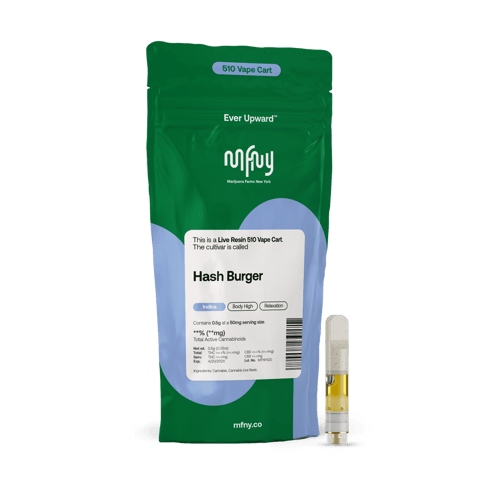 MFNY | Hash Burger | Live Resin 510 Cart Vape | 0.5g