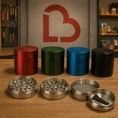 LuvBuds | 4-Piece Zinc Grinder | Large (63mm)