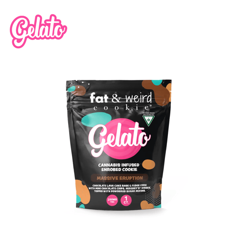 Massive Eruption 200mg Fat and Weird Infused Cookie | Gelato