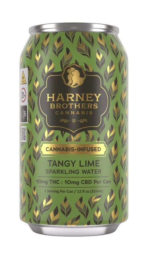 Harney Brothers - Tangy Lime Sparkling Water | 1:1 THC:CBD