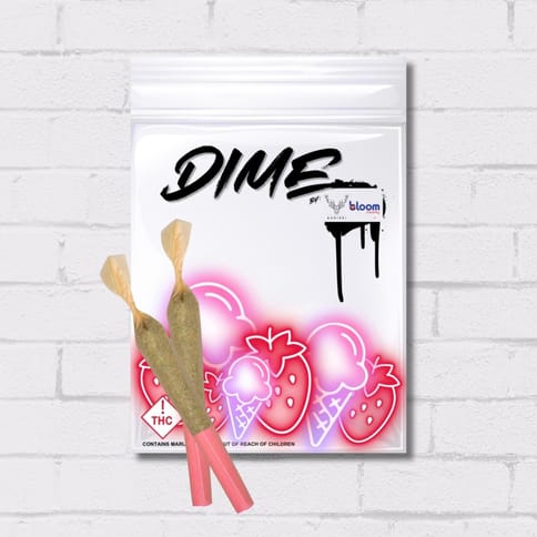 DE | Infused Flower - Dimes | Strawberries N' Cream (S)