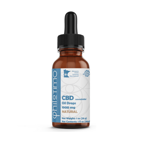 CBD Oil Drops | Natural | Full Spectrum | 1000mg | Philotimo |