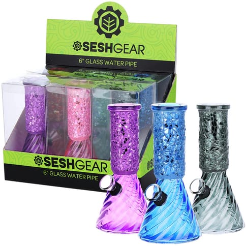 High Mountain Imports | SeshGear Crystalline Mini Beaker Bong