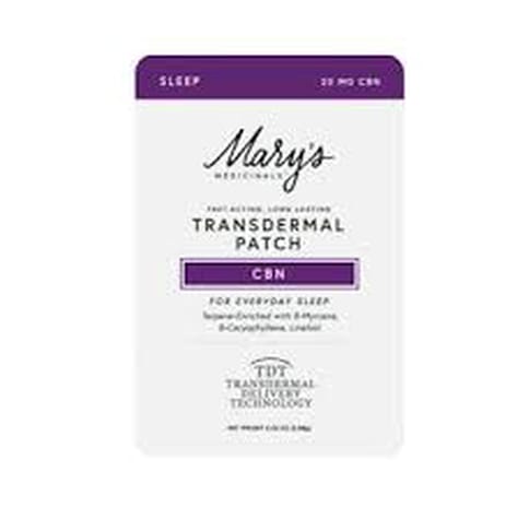 Mary's Transdermal Patch - Sleep - CBN - 20mg
