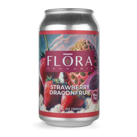 Strawberry Dragonfruit THC Infused Beverage 10mg