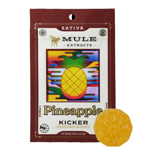 Mule Kicker Gummies | Pineapple 100mg