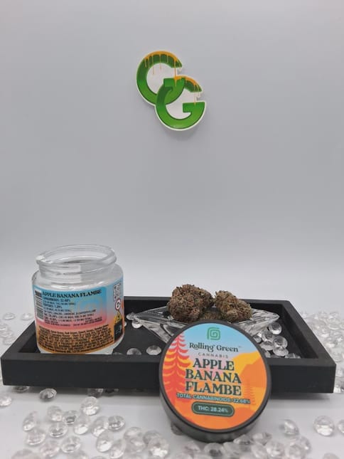 Apple Banana Flambe 3.5G Flower RGreen