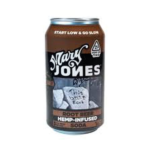 Mary Jones Soda | Root Brew | 100MG | 12oz Can