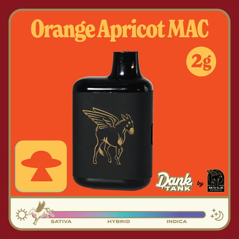 Mule Live Resin Dank Tank | Orange Apricot MAC Sativa 2g