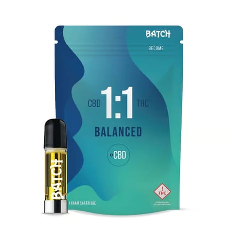 Batch become Cartridge | Balanced CBD 1:1 1g Med