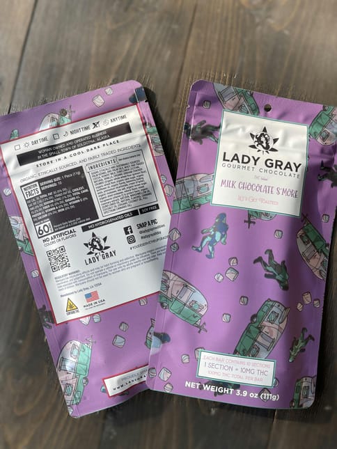 Lady Gray - Medibles - Milk Chocolate Smores Bar