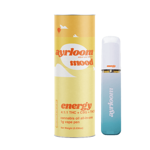 Ayrloom | Energy | 1g AIO Vape | [600THC:150CBG:150THCV]