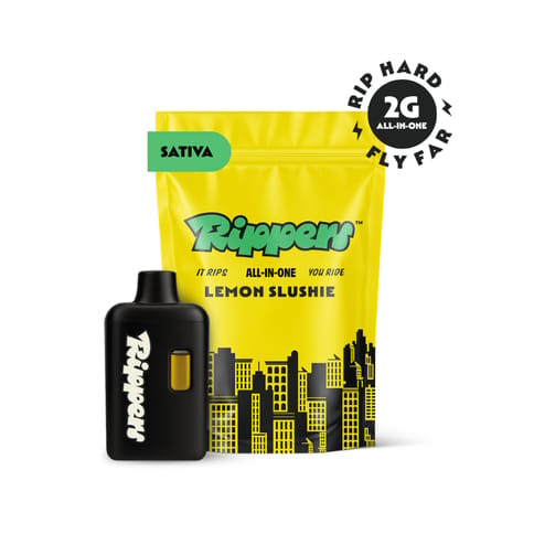 Rippers - Lemon Slushie Sativa AIO Vape Pen - 2g