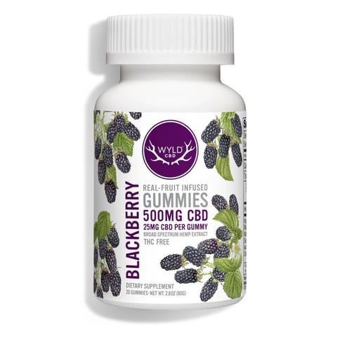 Wyld Hemp Gummies | Blackberry 500mg