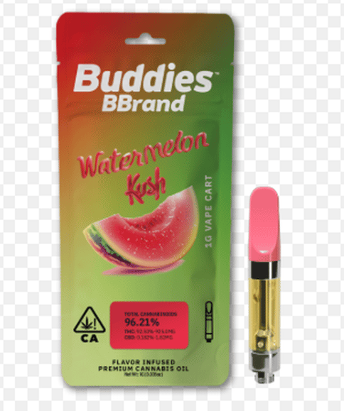 Buddies | Watermelon Kush | Cartridge | Hybrid | 1g