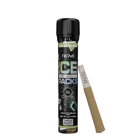 ROVE - 1G FROSTED MELON - 3X ICE PACKS INFUSED PREROLL