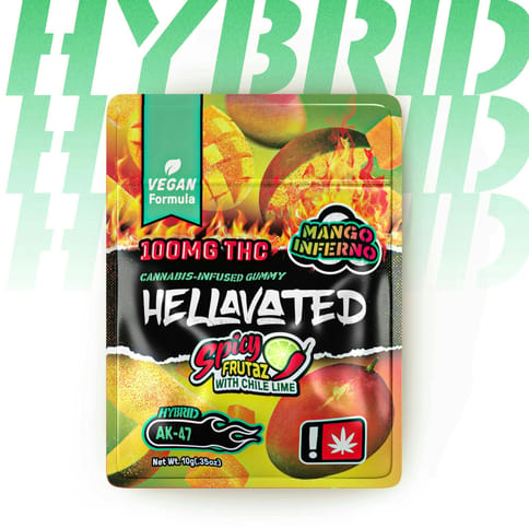 Hellavated Gummies | Mango Inferno 100mg