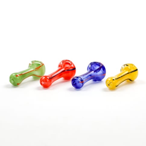 LuvBuds | 2.5" Assorted Bulk Glass Hand Pipes