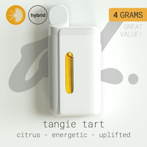 Tangie Tart 4g Distillate All-in-One Vape by Oil by Craft | Golden Rookie