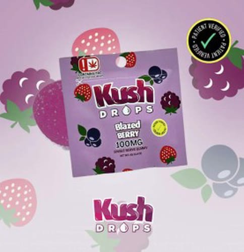 Kush Drops | SINGLE | 100mg THC | Blazed Berry