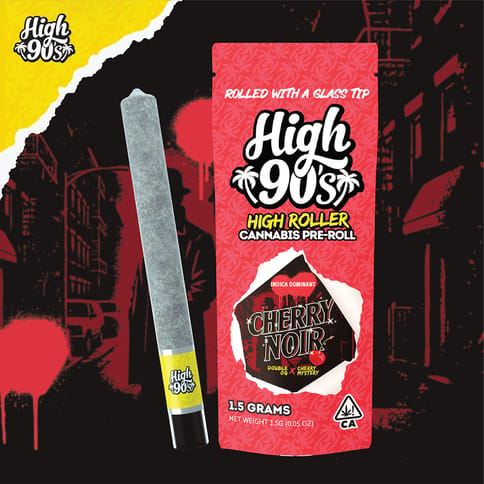 High 90's | Cherry Noir | Preroll | Indica-Hybrid | 1.5g