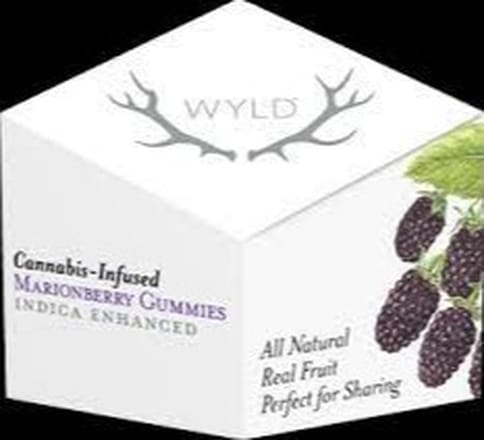 WYLD - Gummies - Marionberry Indica - 100mg THC