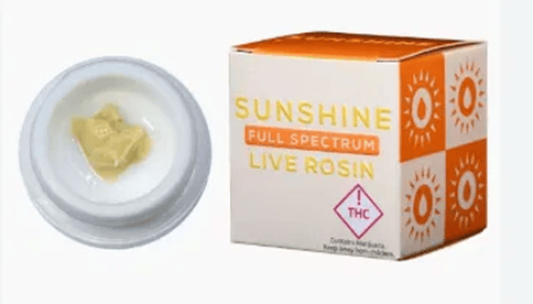 Sunshine FS Live Rosin - Cap Junky