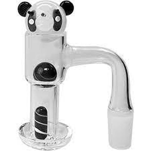 SirEEL | Quartz Terp Slurper Panda Set W/ Matching Cap & Pills 14mm Male