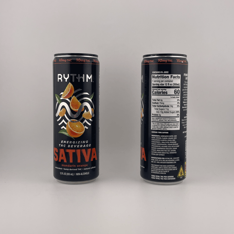Mandarin Orange | THC + Caffeine Beverage | Sativa