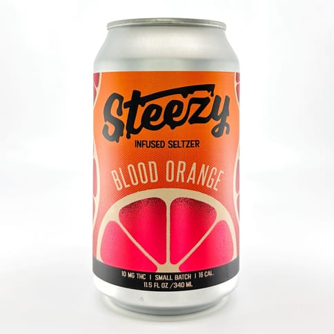 Blood Orange infused Seltzer