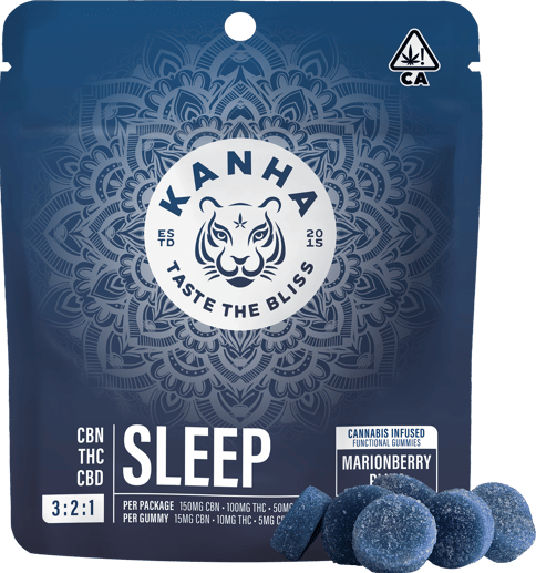 KB - KANHA - CBN GUMMY - 3:2:1 CBD NANO SLEEP MARIONBERRY PLUM - 300MG