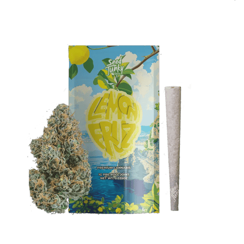 Seed Junky | Lemon Fruz (S) | 1g x 4 Preroll Joints